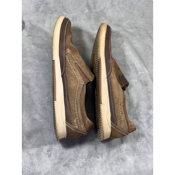 Clarks Shoes Men's 9M Tan Loafers slip on - Picture 9 of 10